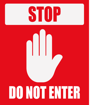 Custom Outdoor Yard Signs Multiple Sizes Do Not Enter