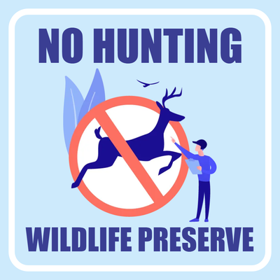 Custom Outdoor Yard Signs Multiple Sizes No Hunting