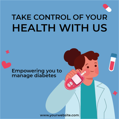 Custom Outdoor Yard Signs Multiple Sizes Manage Diabetes