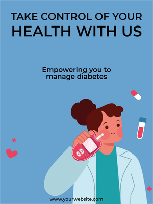 Custom Outdoor Yard Signs Multiple Sizes Manage Diabetes