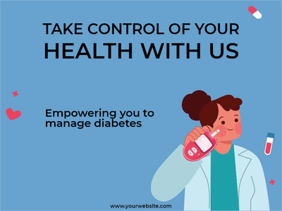 Custom Outdoor Yard Signs Multiple Sizes Manage Diabetes