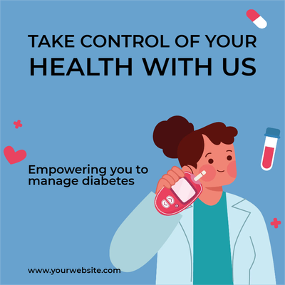 Custom Outdoor Yard Signs Multiple Sizes Manage Diabetes