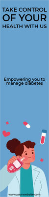 Custom Outdoor Yard Signs Multiple Sizes Manage Diabetes