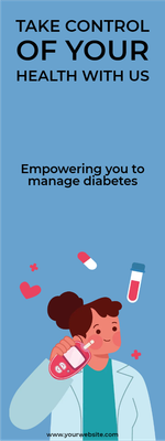 Custom Outdoor Yard Signs Multiple Sizes Manage Diabetes