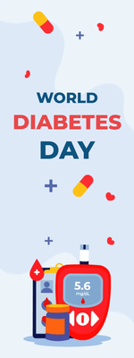 Custom Outdoor Yard Signs Multiple Sizes Diabetes Day