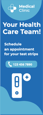 Custom Outdoor Yard Signs Multiple Sizes Schedule Appointment for Test Strips