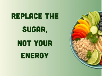 Custom Outdoor Yard Signs Multiple Sizes Replace Your Sugar Not Your Energy