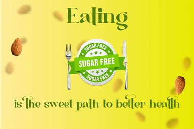 Custom Outdoor Yard Signs Multiple Sizes Eating Sugar Free