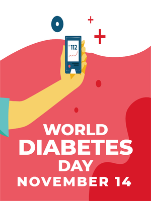 Custom Outdoor Yard Signs Multiple Sizes World Diabetes Day