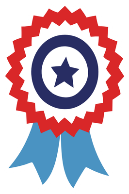 Custom Outdoor Yard Signs Multiple Sizes Independence Day Ribbon