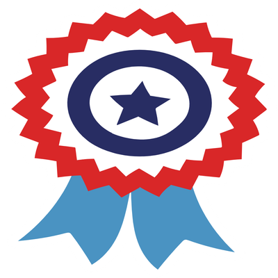 Custom Outdoor Yard Signs Multiple Sizes Independence Day Ribbon