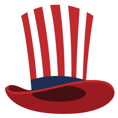 Custom Outdoor Yard Signs Multiple Sizes Independence Day Hat