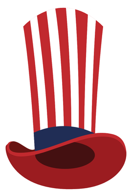 Custom Outdoor Yard Signs Multiple Sizes Independence Day Hat