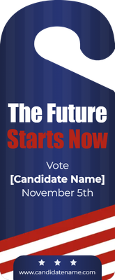 Custom Door Hangers Multiple Sizes for Every Candidate