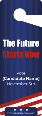 Custom Door Hangers Multiple Sizes for Every Candidate