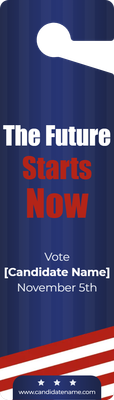 Custom Door Hangers Multiple Sizes for Every Candidate