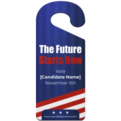 Custom Door Hangers Multiple Sizes for Every Candidate