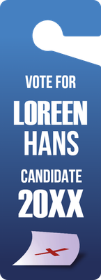 Custom Door Hangers Multiple Sizes Vote For