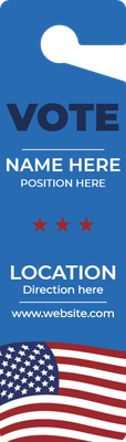 Custom Door Hangers Multiple Sizes for Name here