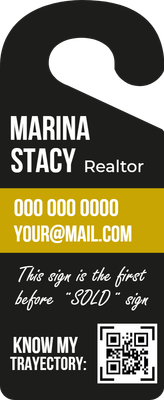 Custom Door Hangers Multiple Sizes for Marina Stacy