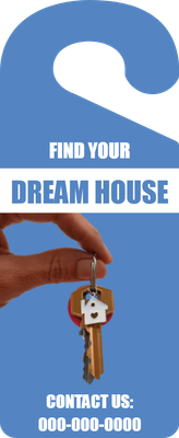 Custom Door Hangers Multiple Sizes for Dream House