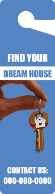 Custom Door Hangers Multiple Sizes for Dream House