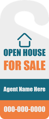 Custom Door Hangers Multiple Sizes House for Sale