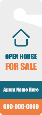Custom Door Hangers Multiple Sizes House for Sale