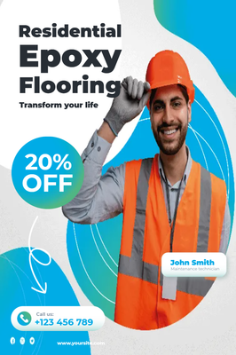 Custom Outdoor Yard Signs Multiple Sizes Residential Epoxy Flooring