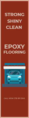 Custom Outdoor Yard Signs Multiple Sizes Garage Epoxy Flooring