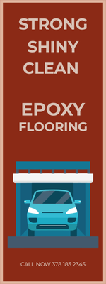 Custom Outdoor Yard Signs Multiple Sizes Garage Epoxy Flooring