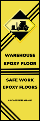Custom Outdoor Yard Signs Multiple Sizes Warehouse Epoxy Floor