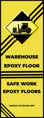Custom Outdoor Yard Signs Multiple Sizes Warehouse Epoxy Floor