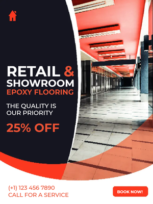 Custom Outdoor Yard Signs Multiple Sizes Retail & Showroom Epoxy Flooring