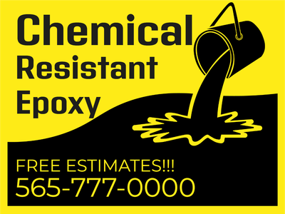 Custom Outdoor Yard Signs Multiple Sizes Chemical Resistant Epoxy Free Estimates