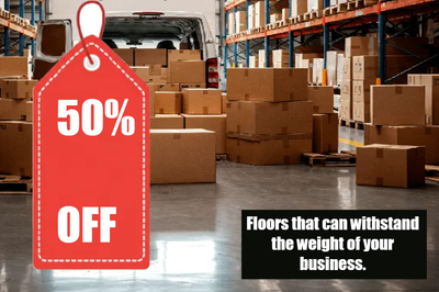 Custom Outdoor Yard Signs Multiple Sizes  Warehouse Epoxy Flooring Sale