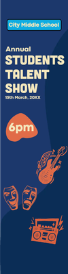 Custom Outdoor Yard Signs Multiple Sizes Students Talent Show