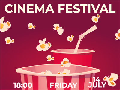 Custom Outdoor Yard Signs Multiple Sizes Cinema Festival