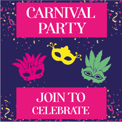 Custom Outdoor Yard Signs Multiple Sizes Carnival Party