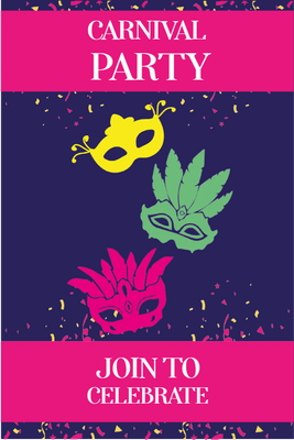 Custom Outdoor Yard Signs Multiple Sizes Carnival Party