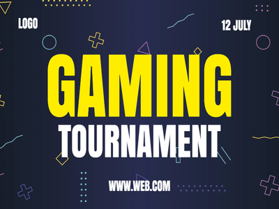 Custom Outdoor Yard Signs Multiple Sizes Gaming Tournament