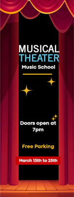 Custom Outdoor Yard Signs Multiple Sizes Musical Theater
