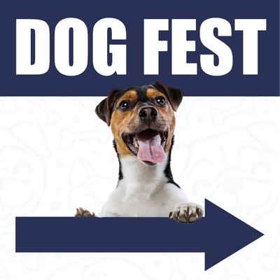 Custom Outdoor Yard Signs Multiple Sizes Dog Fest