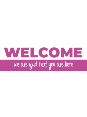 Custom Outdoor Yard Signs Multiple Sizes Welcome Sign