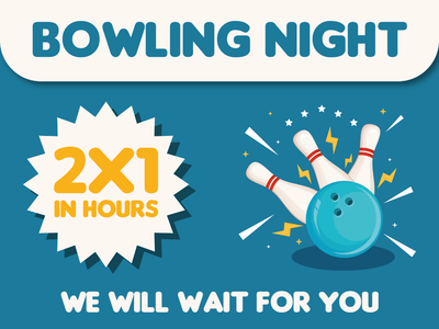 Custom Outdoor Yard Signs Multiple Sizes Bowling Night