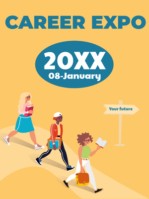 Custom Outdoor Yard Signs Multiple Sizes Career Expo