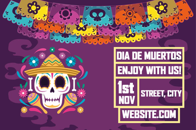 Custom Outdoor Yard Signs Multiple Sizes Day Of Dead