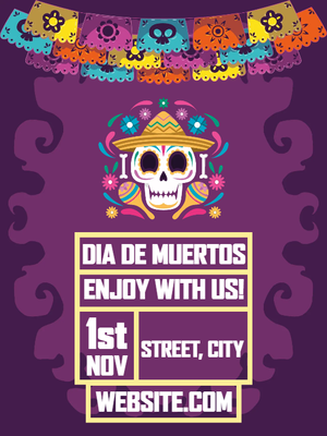 Custom Outdoor Yard Signs Multiple Sizes Day Of Dead