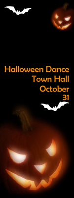 Custom Outdoor Yard Signs Multiple Sizes Halloween Dance