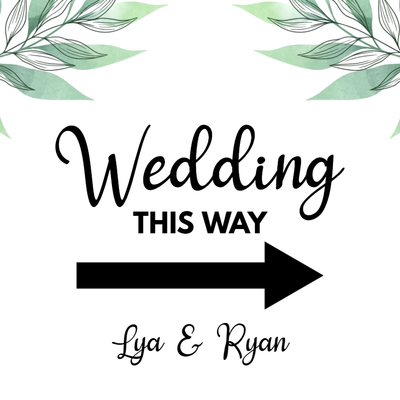 Custom Outdoor Yard Signs Multiple Sizes Wedding This Way